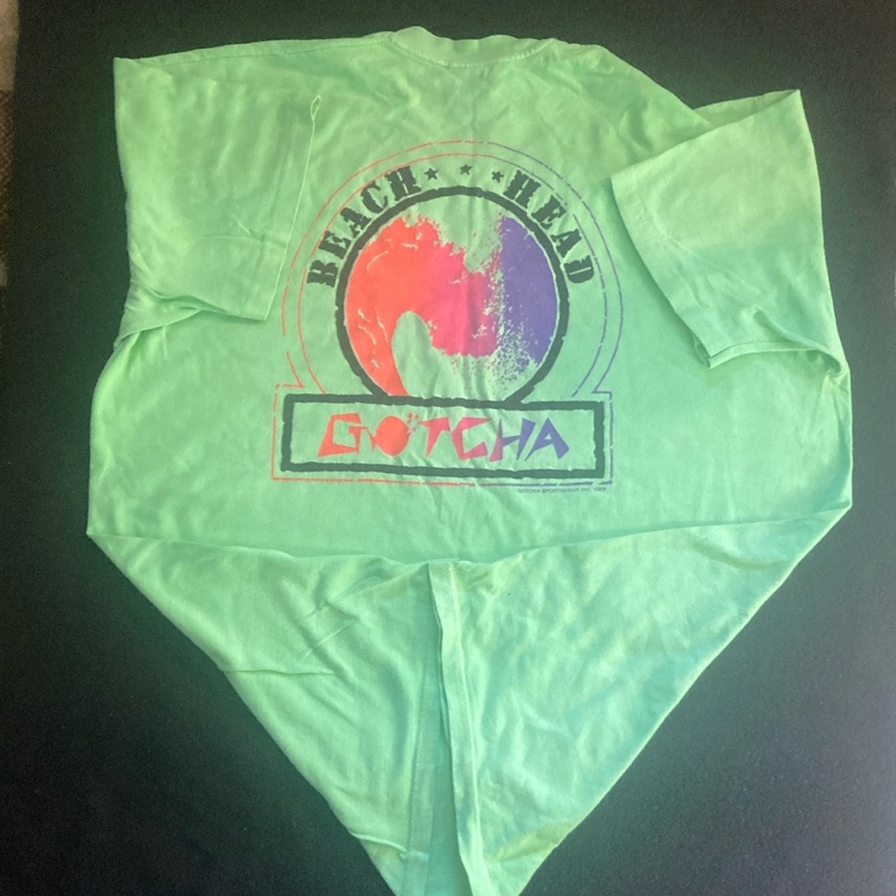 Green Gotcha Graphic Tee